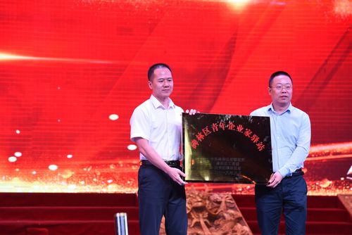 共青团西安市委副书记王飞为中国西安人力资源服务产业园碑林园区